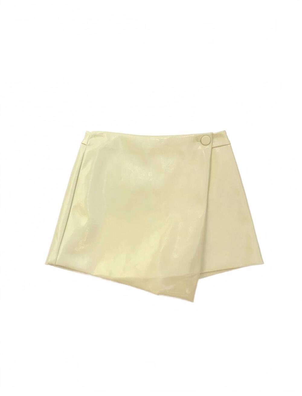 NEW TOCCIN women's stella button wrap skort in palomino